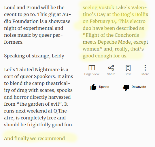 The Herald mentions us