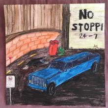 Tricia's artwork for "A Limousine in a Cul-de-Sac"