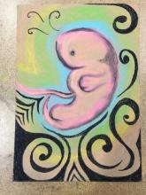 Tricia's artwork for "Under the Mountain"